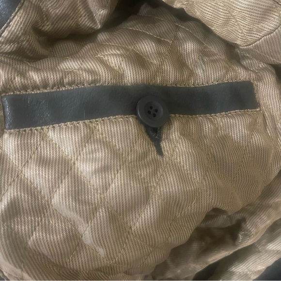 RARE MARLBORO CLASSICS Black Leather Bomber Jacket VINTAGE Oldstock HTF L MENS - Picture 11 of 13